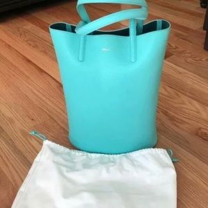 Tiffany&co Blue Soft Leather Tote (never used!)